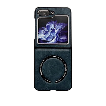 Leder Magnetische Samsung Z Flip Wireless Charging Case
