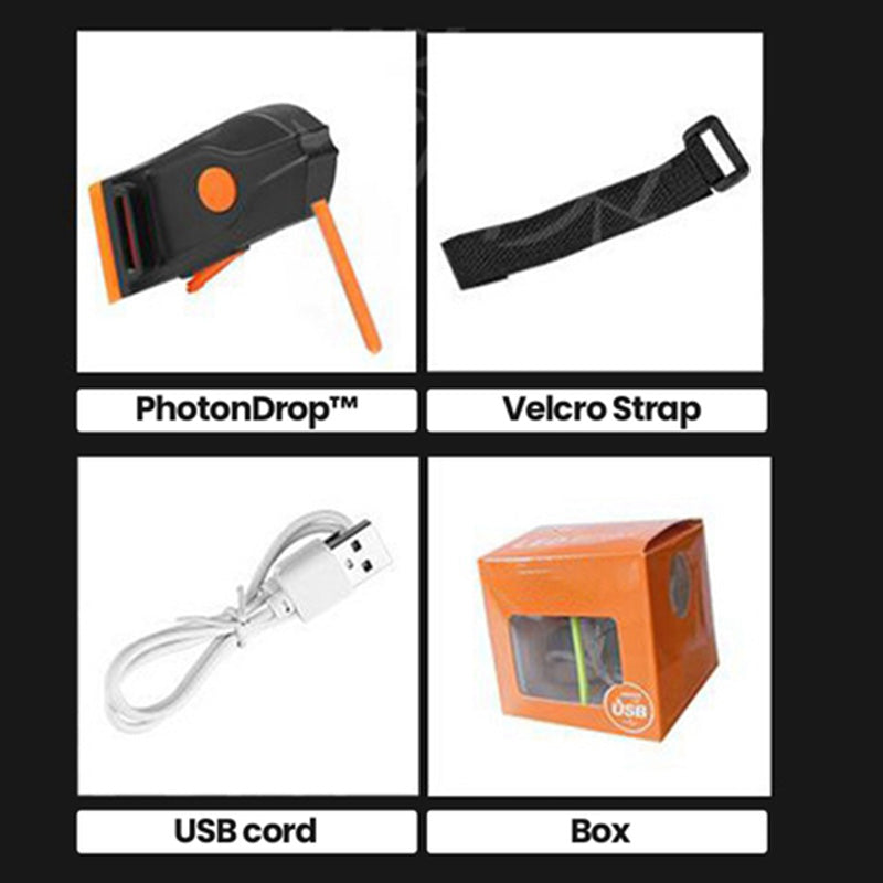 LED Fahrrad Rücklicht - Sicher und sichtbar | 40 Lumen Licht