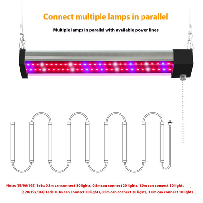 LED Pflanzenlampe - Vollspektrum - Zugschalter | Pflanzenwachstum