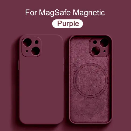 Magnetisch - Liquid Silikon Hülle für iPhone