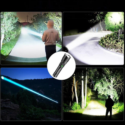 100.000 Lumen Wiederaufladbare LED Taschenlampe | Wasserdicht, Stoßfest &amp; Ideal zum Wandern, für Notfälle &amp; Stromausfälle