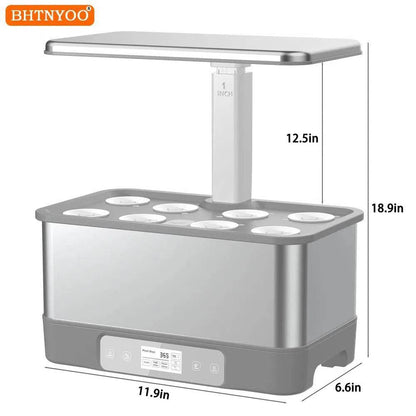 Indoor-Hydroponik-Anbausystem-Kit mit WLAN-Steuerung für Heimgartenbau und Pflanzenkultivierung