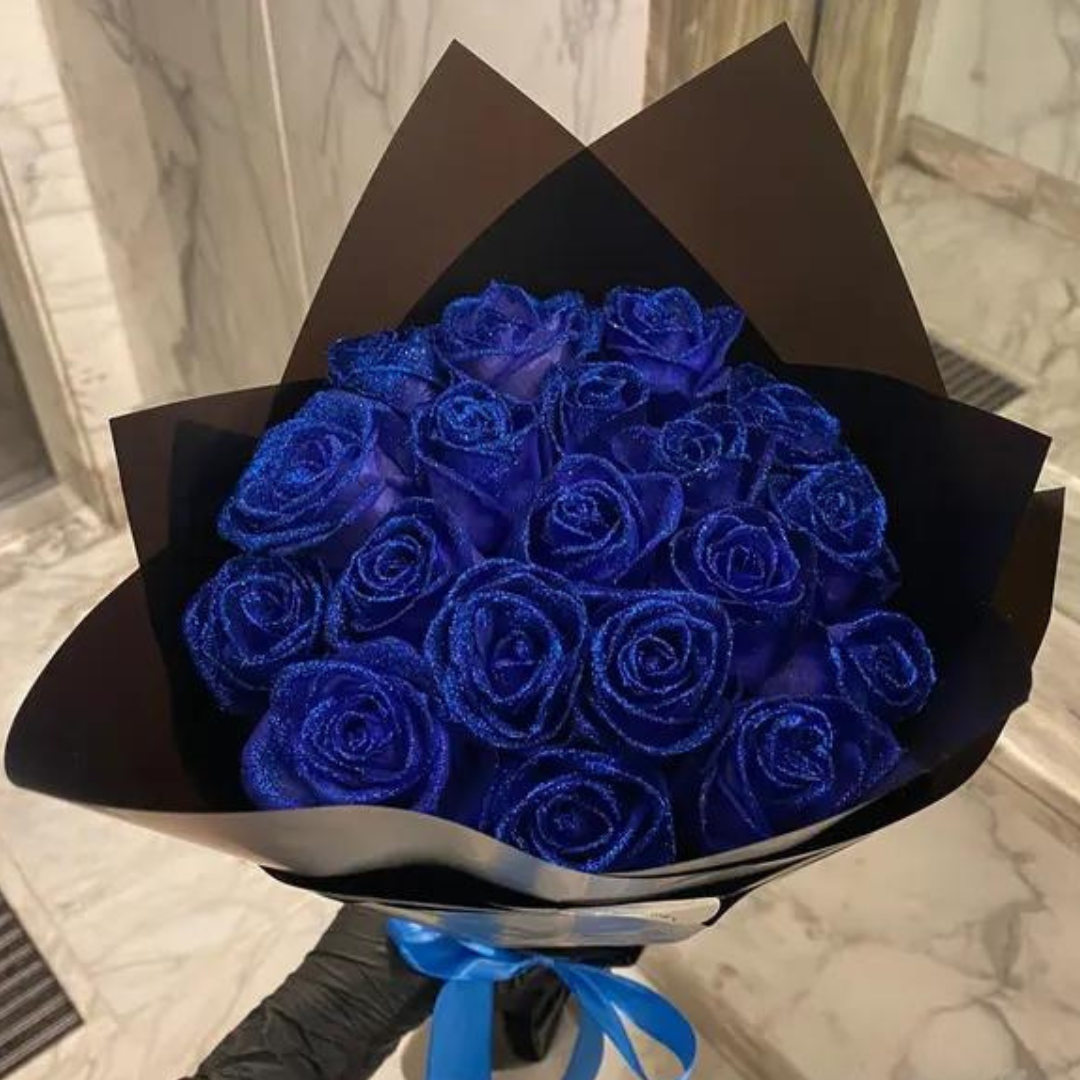Glitzerrosen für elegante Deko und Geschenke