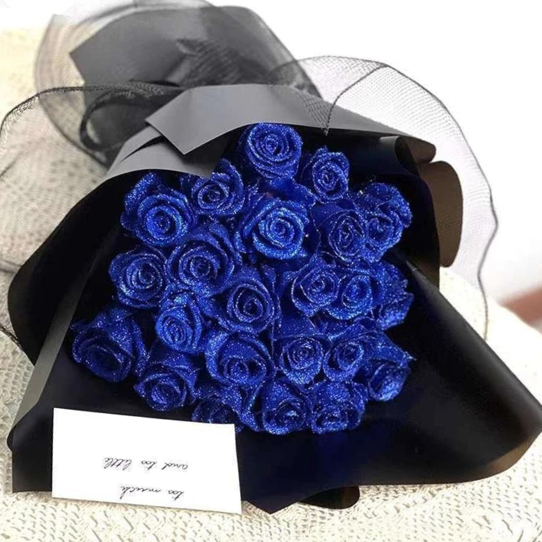 Glitzerrosen für elegante Deko und Geschenke