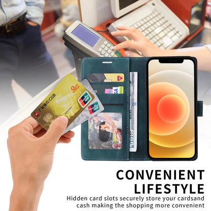 Magnetische Flip-Cover Samsung Leder Geldbeutel Hülle