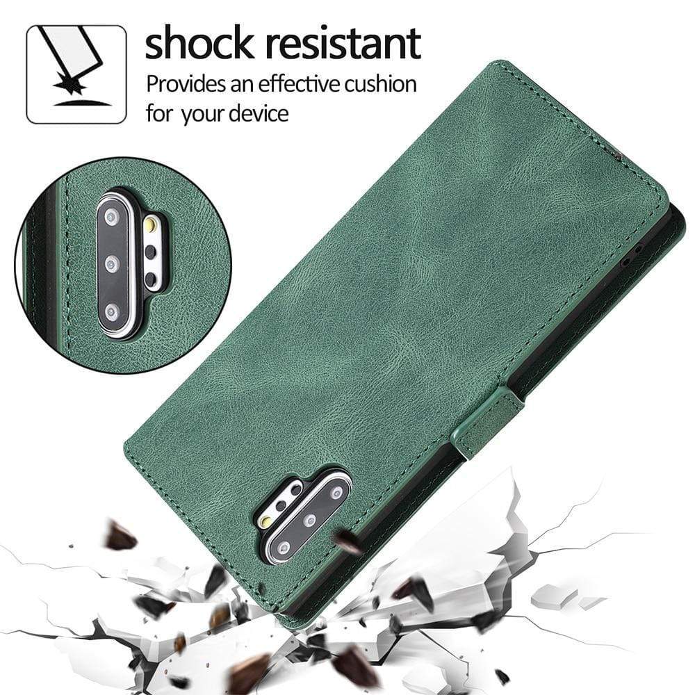 Luxuriöses magnetisches Flip-Wallet-Case für Samsung Galaxy