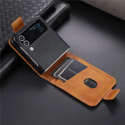 Magnetische Leder Samsung Z Flip Brieftasche Hülle