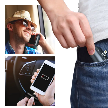 Mini-Powerbank mit Austauschbaren Anschlüssen