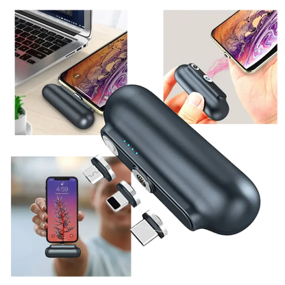 Mini-Powerbank mit Austauschbaren Anschlüssen