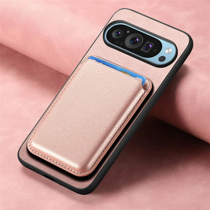 Magnetische abnehmbare Google Pixel Leder Geldbörse Tasche