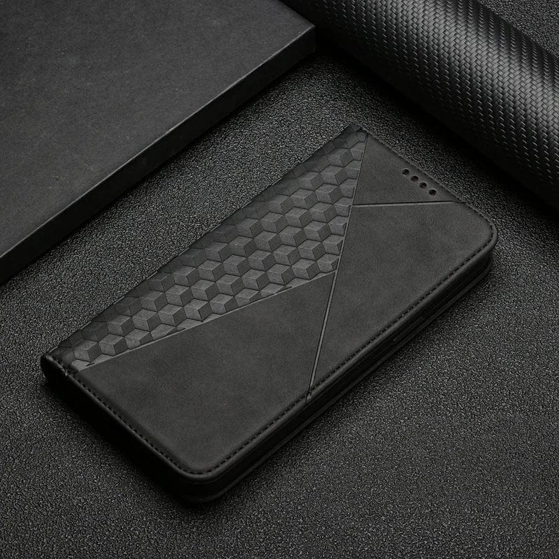 Magnetische Lederhüllen für Google Pixel 8/7/6 im Wallet-Stil | Flip-Cover mit Kartenhalter