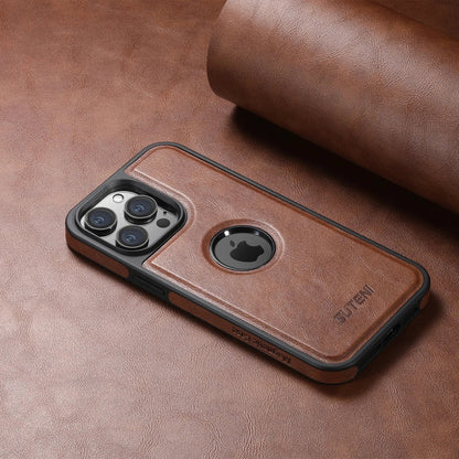 Magnetische MagSafe iPhone Leder Wireless Charging Case