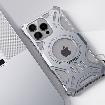 Magnetisches Metallgehäuse mit Standfuß für iPhone