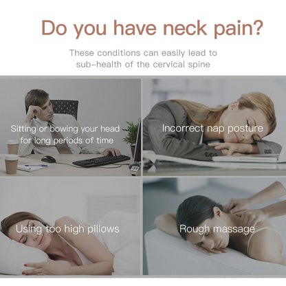 Nackenstrecker-Massagegerät mit Vibe-Technologie, Wärmetherapie &amp; kabellos