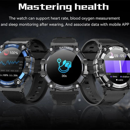 Titan PG Tactical Smartwatch – Robustes Militärdesign, wasserdicht, Herzmonitor und militärische Haltbarkeit