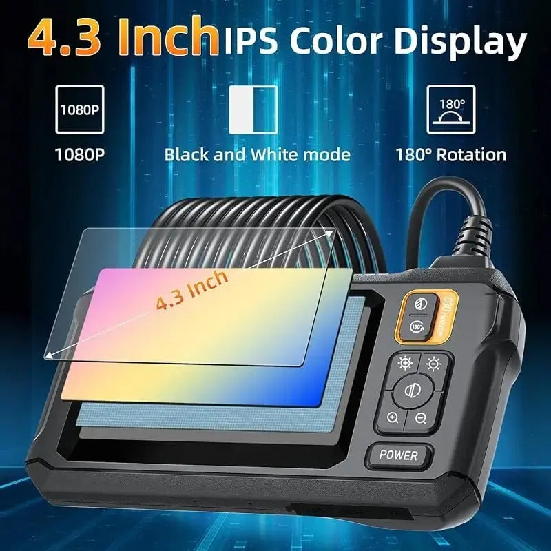 Industrielle 1080P HD Endoskop Inspektionskamera mit 4,3-Zoll