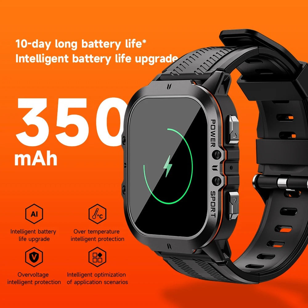 SwimGuard Runden Zähler Smartwatch – Wasserfestes Design, Fitness Tracker, Lange Akkulaufzeit, Perfekt für Schwimmer