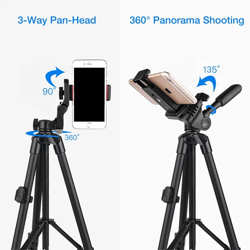 Erweiterbares Telefonstativ mit Bluetooth-Fernbedienung - Vielseitiger Selfie-Stick &amp; Stativ