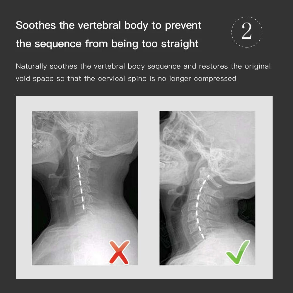 Nackenstrecker-Massagegerät mit Vibe-Technologie, Wärmetherapie &amp; kabellos