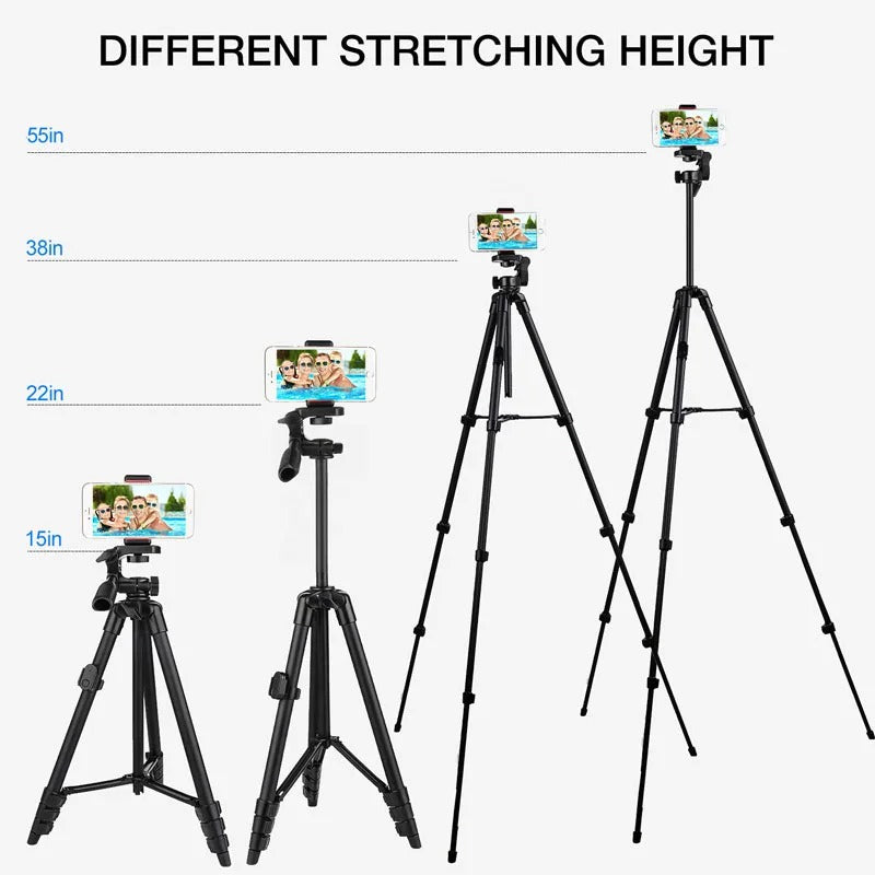 Erweiterbares Telefonstativ mit Bluetooth-Fernbedienung - Vielseitiger Selfie-Stick &amp; Stativ