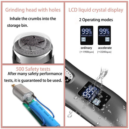 Professioneller Elektrischer Fußhärteentferner – Entfernen Sie Hornhaut und raue Haut mühelos