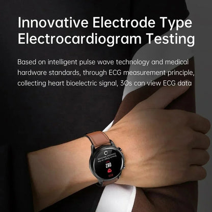 Vitalfit Blutzuckeruhr – Kontinuierliche Überwachung zur Diabeteskontrolle mit ECG-Band umfasst