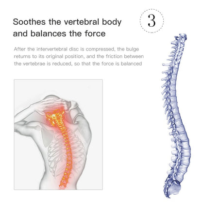 Nackenstrecker-Massagegerät mit Vibe-Technologie, Wärmetherapie &amp; kabellos