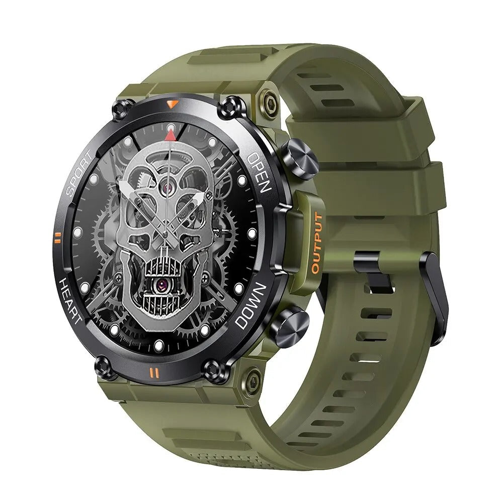 Indestructible Taktische Smartwatch - Strapazierfähige, Langlebige Batterie Titan Uhren Für Männer