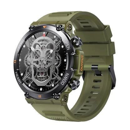 Indestructible Taktische Smartwatch - Strapazierfähige, Langlebige Batterie Titan Uhren Für Männer