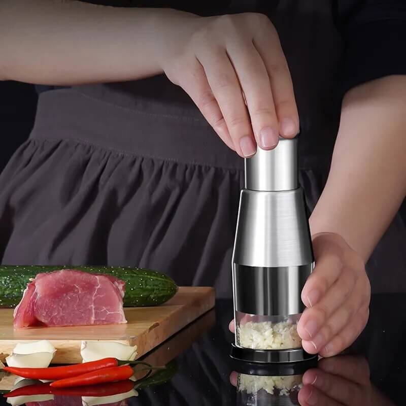 ChefChop Pro – Handbetriebenes Edelstahl-Gemüsehackmesser für schnelle, sichere und effiziente Lebensmittelvorbereitung