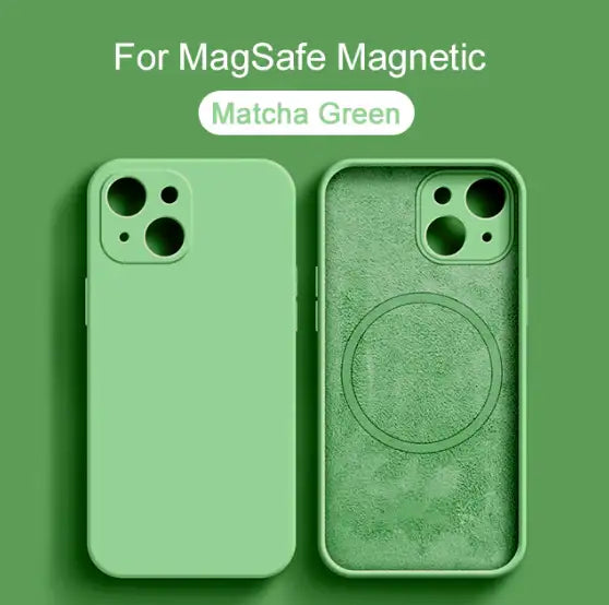 Magnetisch - Liquid Silikon Hülle für iPhone