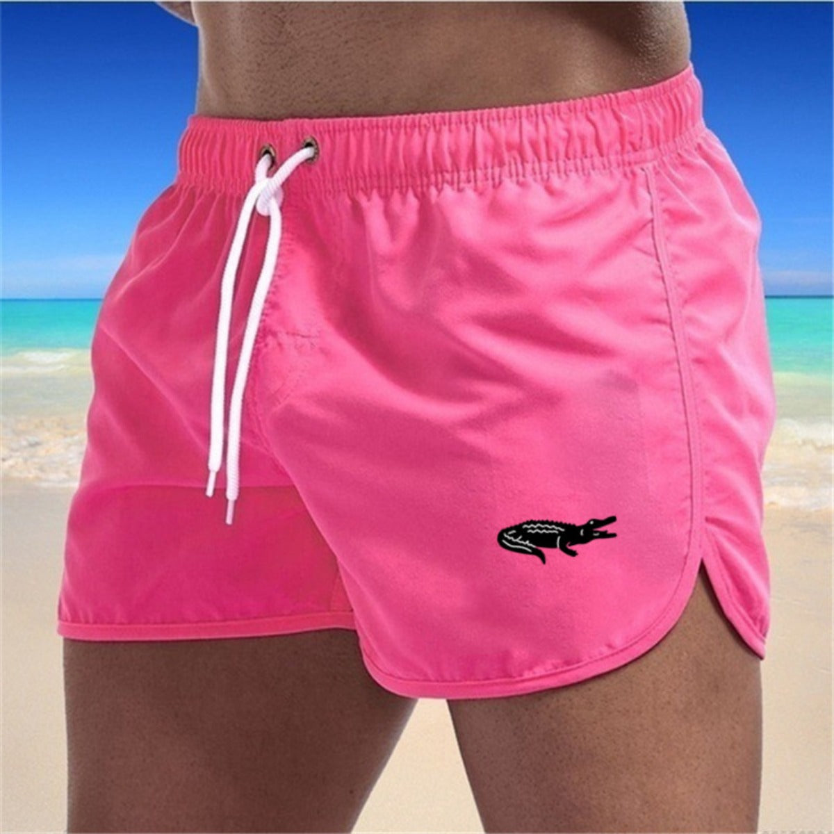 Mehrfarbige Strand-Shorts - Leichte Sportshorts | Sommer