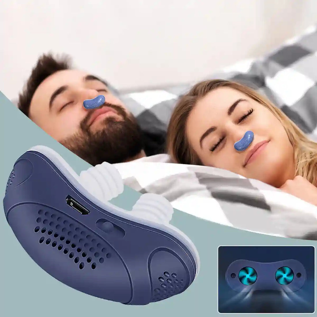 Micro CPAP Schlafapnoe Maschine für Reisen &amp; Anti-Schnarchen - CPAP Alternative