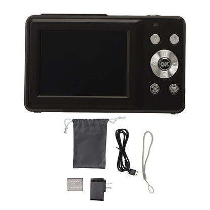 HD Mini Digitalkamera - Tragbare Digitalkamera mit 2,4-Zoll IPS-Display und Type-C-Ladung