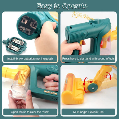 Mini-Staubsauger für Kinder - Interaktives Lernspielzeug