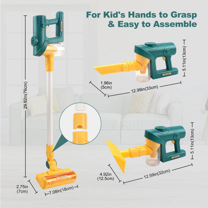 Mini-Staubsauger für Kinder - Interaktives Lernspielzeug