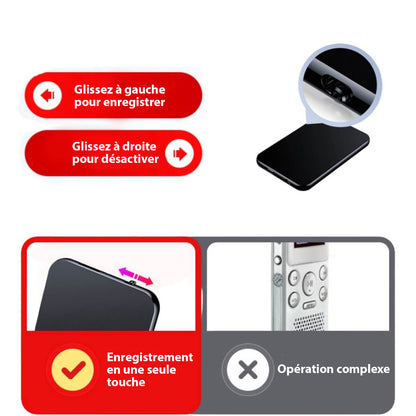 Zelara Mini Micro Espion – Diskreter Sprachrekorder
