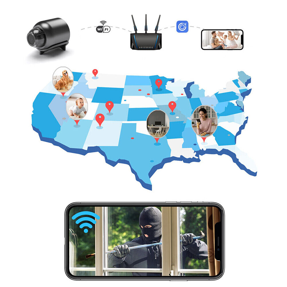 Kleine WiFi-Kamera mit Nachtsicht