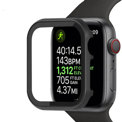 Spartanisches Edelstahlgehäuse für die Apple Watch Series 5, verstärkter Displayschutz aus gehärtetem Glas