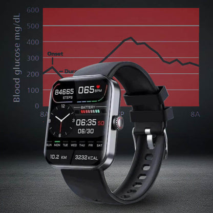 Smartwatch - Gesundheitsuhr mit Echtzeit-Blutzuckermessung