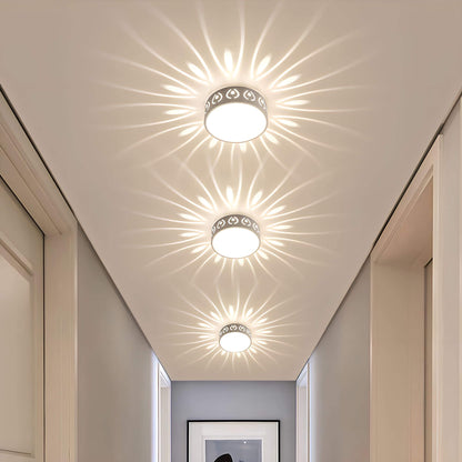 Moderne LED-Deckenleuchte - Beleuchtung für Flur, Balkon