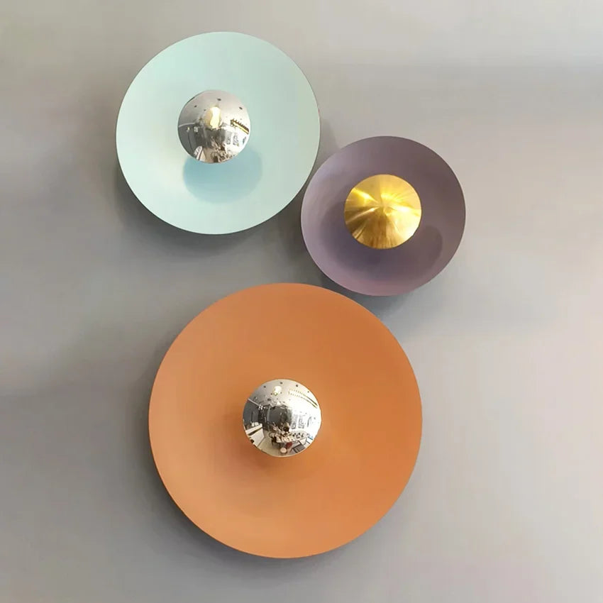Modernes Design für Wandlampen - LED | Runde Form