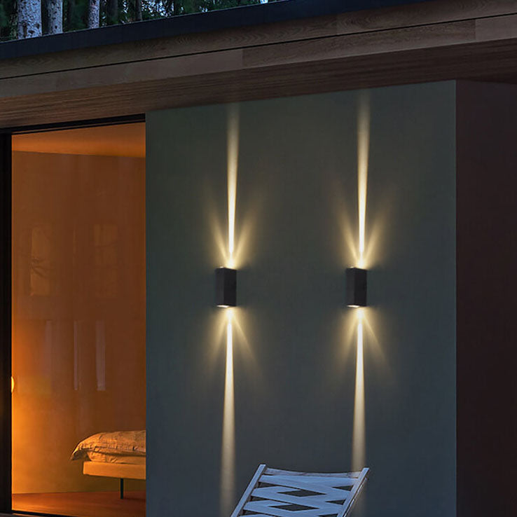 Moderne wasserdichte LED-Außenwandleuchte