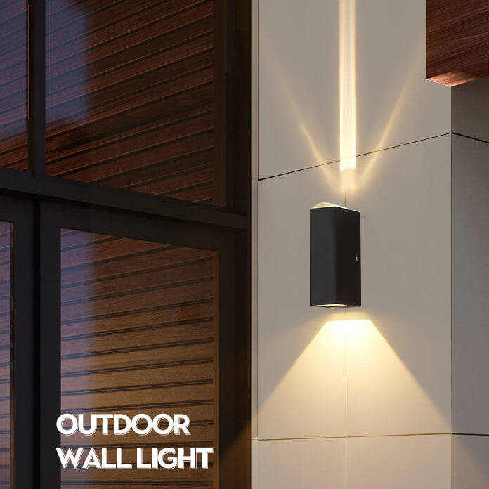 Moderne wasserdichte LED-Außenwandleuchte