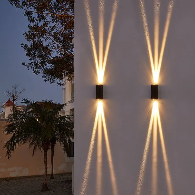 Moderne wasserdichte LED-Außenwandleuchte