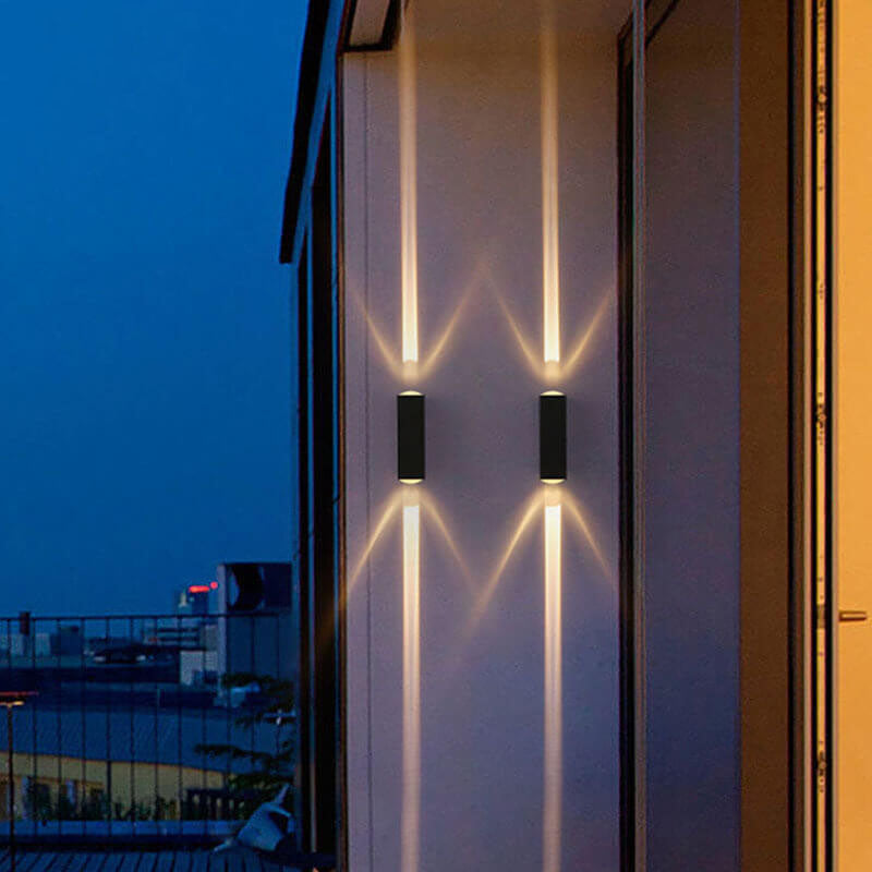 Moderne wasserdichte LED-Außenwandleuchte