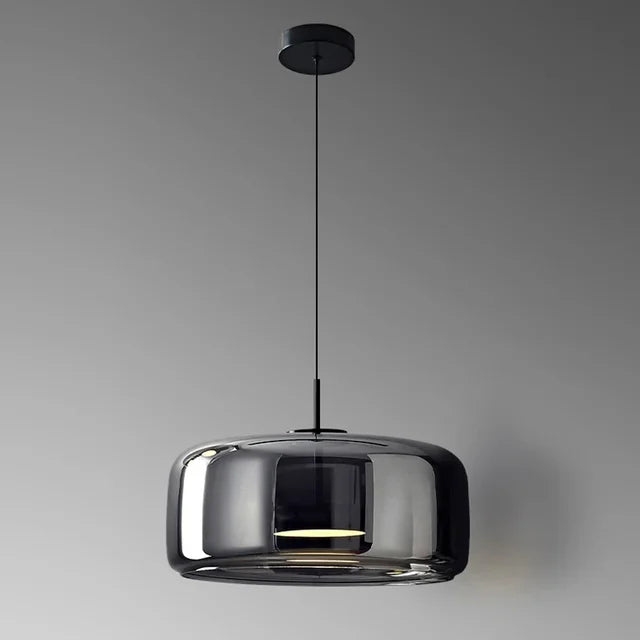 Glas-Kuppel-Kronleuchter - Dimmbares LED-Licht