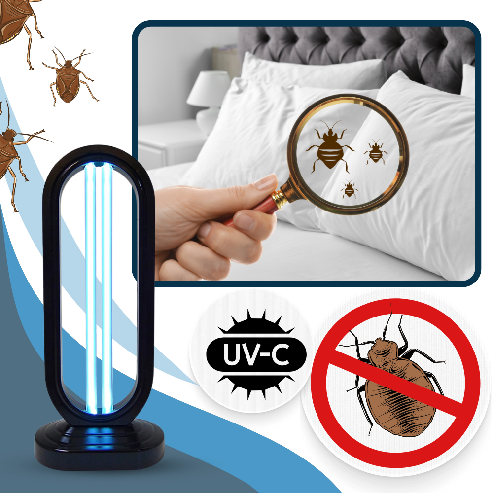 Multi-Oberflächen-UV-Desinfektionslampe – Stärkster Bettwanzenkiller für Zuhause &amp; Reisen