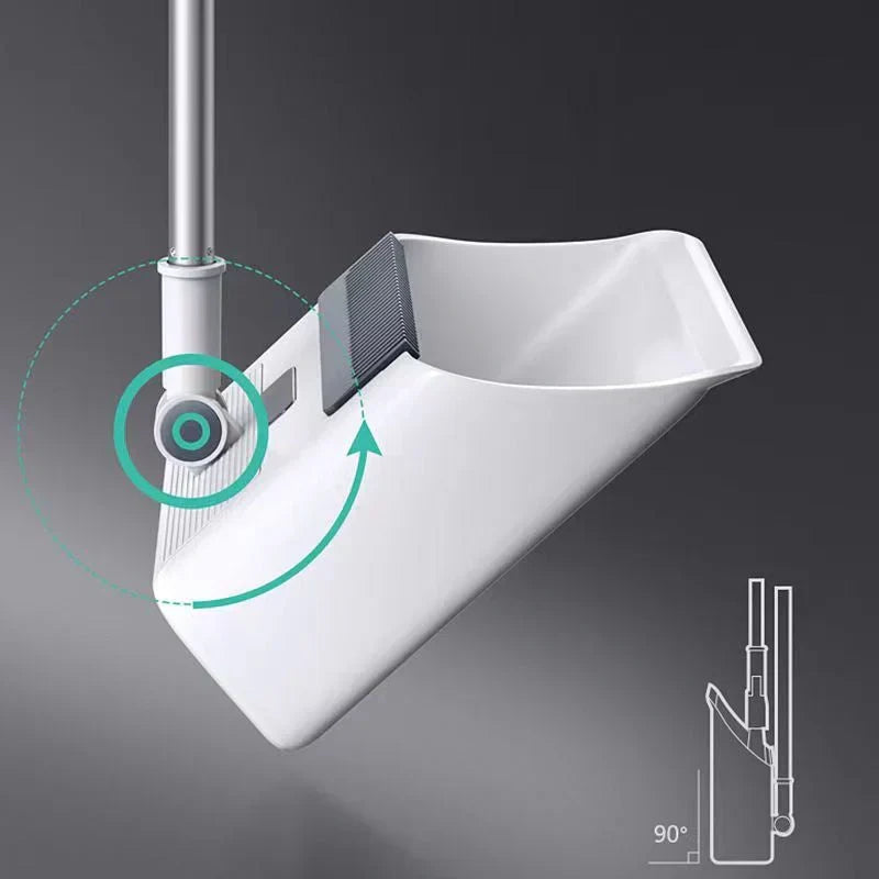 Multifunktionales Besen- und Kehrblech-Set | 3-in-1 Reinigungswerkzeug