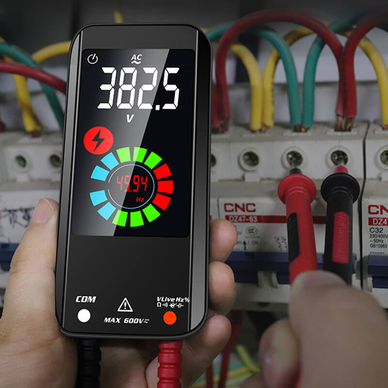 Vollautomatisches Smart Digitalmultimeter – Hochpräziser Tester für Spannung, Strom und Widerstand